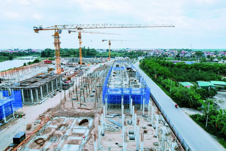 Toàn cảnh công trường