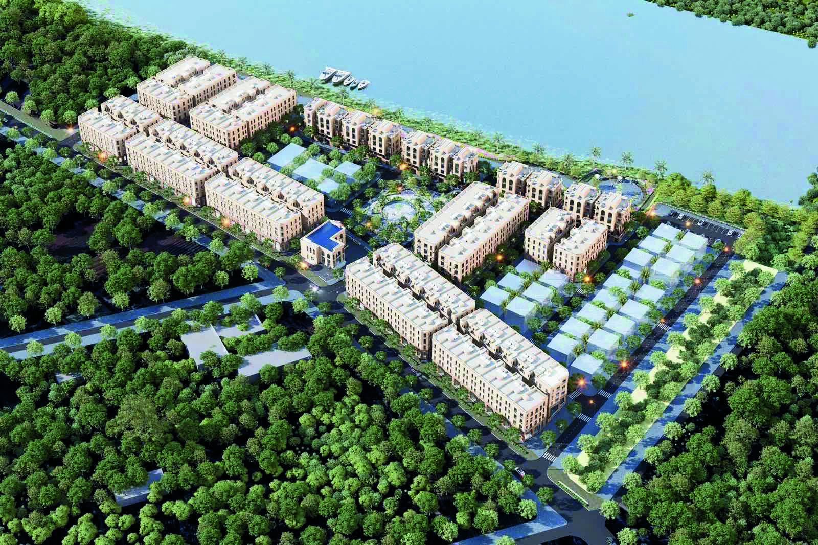 Nhà ở thấp tầng & công trình thương mại, dịch vụ khu đất Tháp Vàng